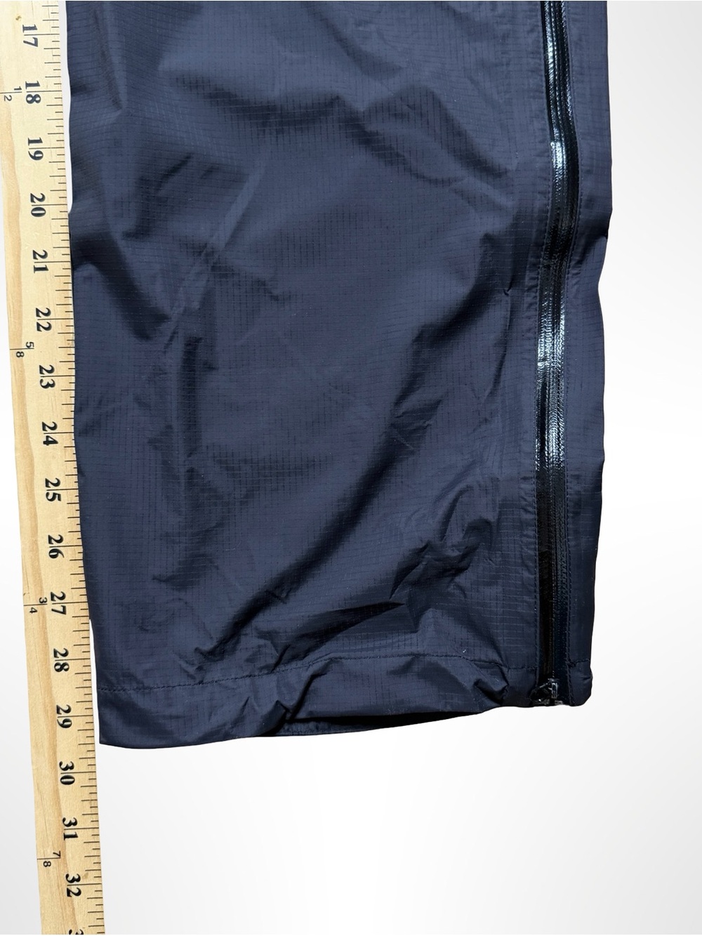 Mont-Bell Nylon Waterproof Rain Shell Drawstring Trackpants Mens Medium Black - Picture 8 of 9